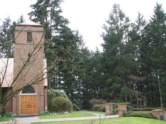 St Barnabas Church on Bainbridge Island by Jen Pells Real Estate Agent