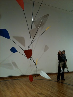 One of Alexander Calder's Mobiles on display at the Seattle Art Museum