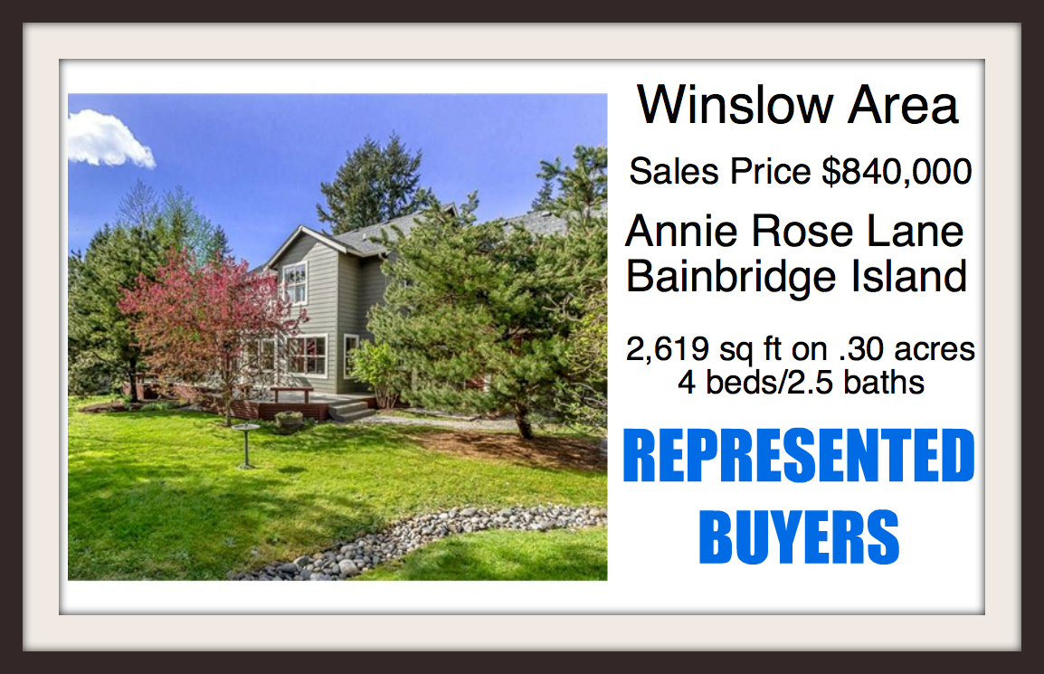 Annie Rose Lane on Bainbridge Island sold by Jen Pells Windermere Broker