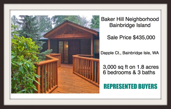 Dapple Ct Home on Bainbridge Island sold by Jen Pells, Realtor