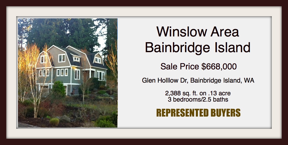Sold by Jen Pells | Bainbridge Island Realtor