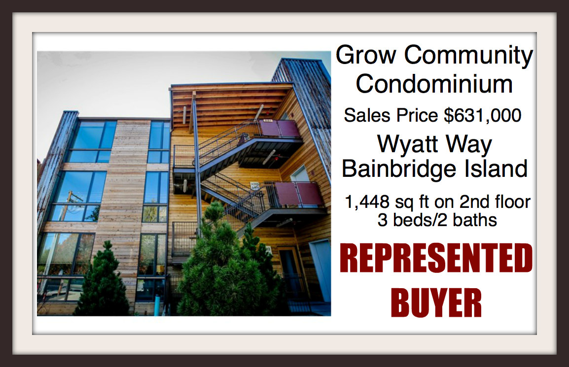 Grow Community Condo sold by Jen Pells of Windermere Bainbridge