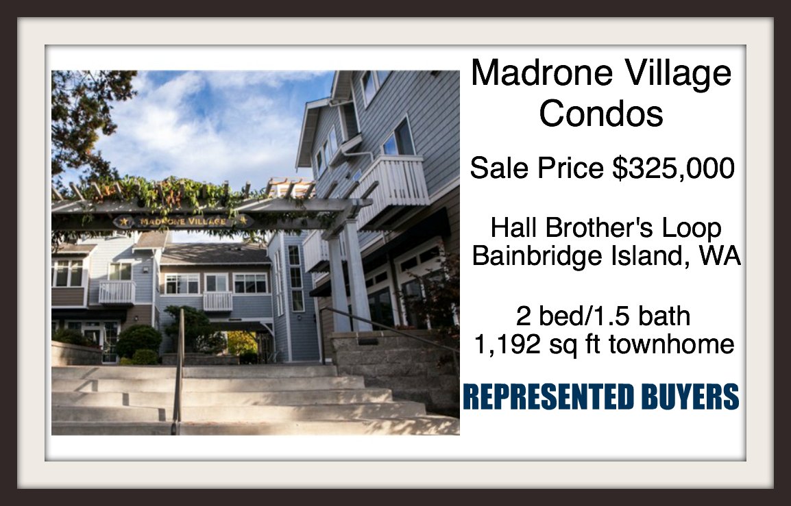 Madrone Village Condo on Bainbridge Island sold by Jen Pells