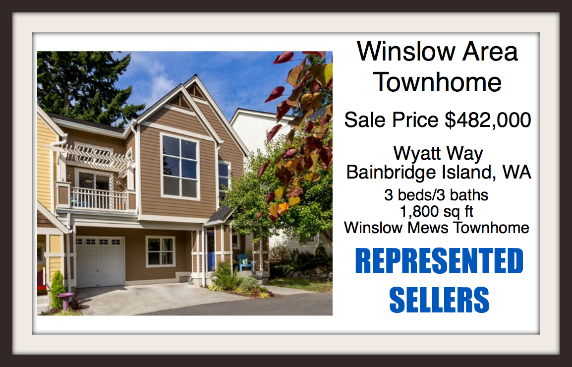 Bainbridge Island Town home sold by Windermere Bainbridge Agent Jen Pells