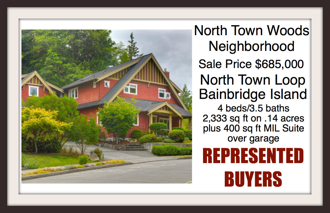 Home in North Town Woods on Bainbridge Island Sold by Jen Pells Windermere Realtor