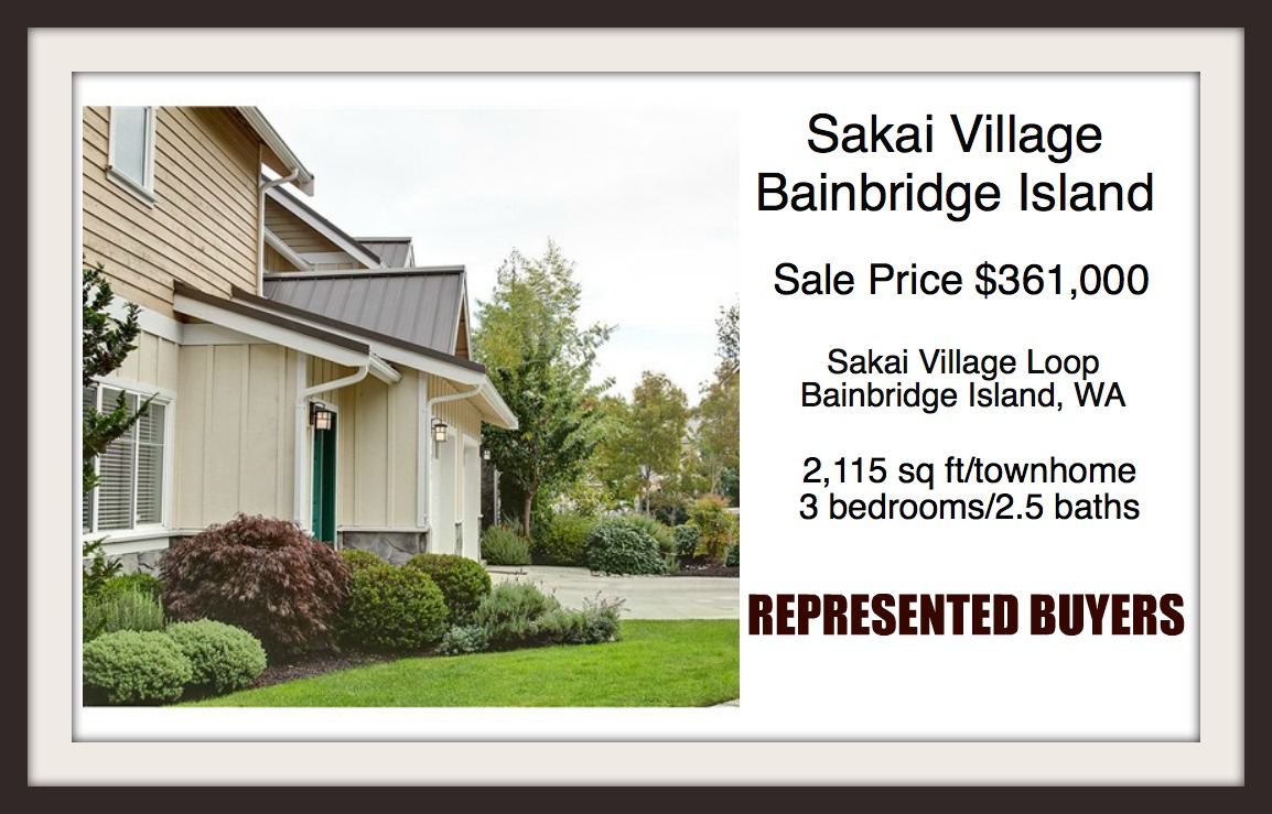 Sakai Village sold by Jen Pells | Bainbridge Island Realtor