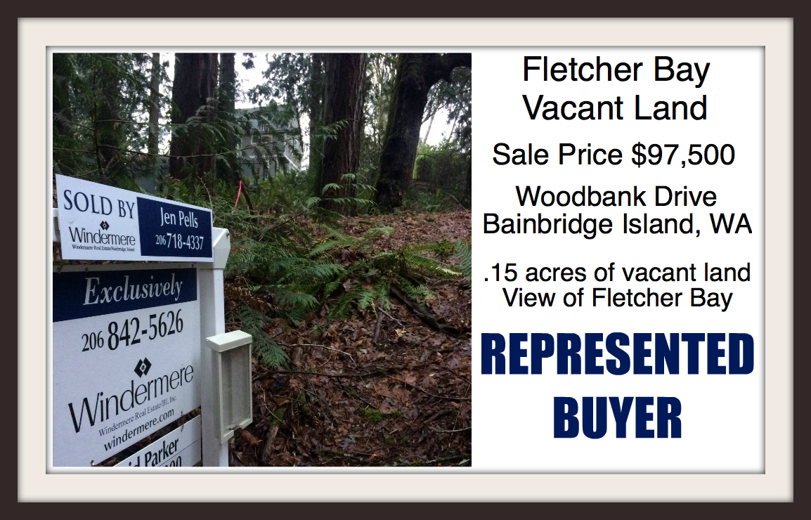 Woodbank land on Bainbridge Island sold by Jen Pells of Windermere Bainbridge