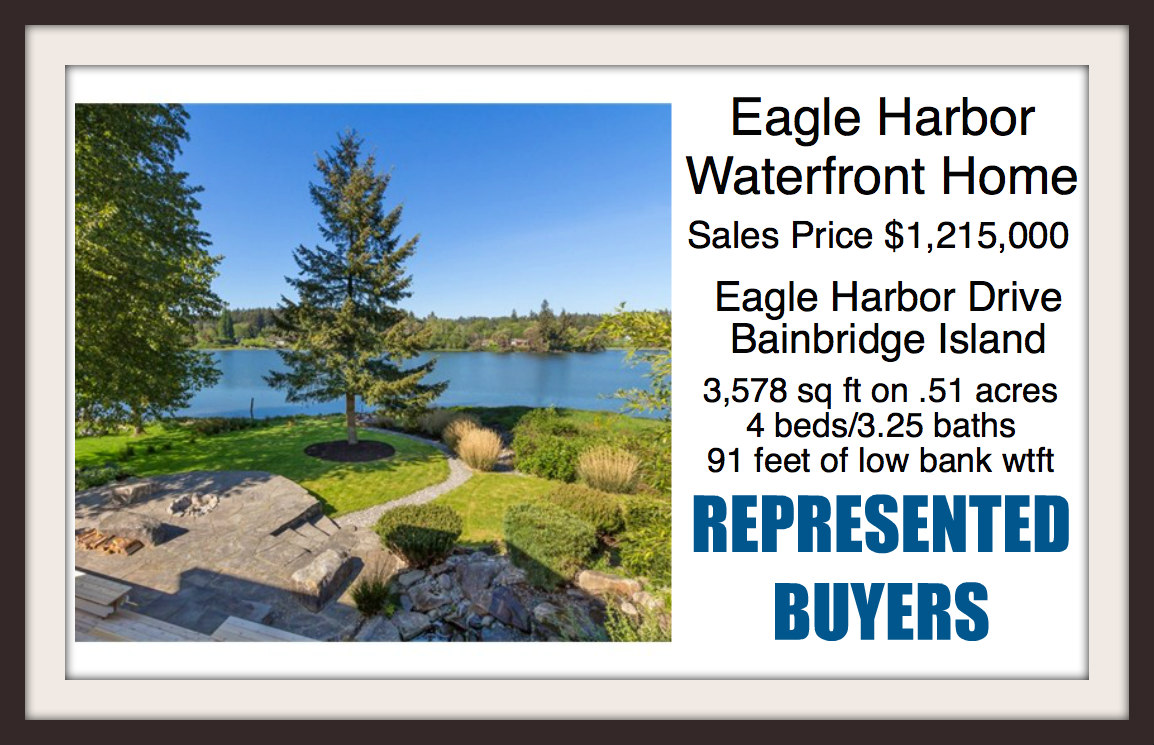 Eagle Harbor Drive Waterfront home sold by Jen Pells of Windermere Bainbridge