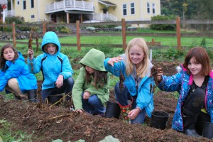 Blakely Students at Hey Day Farm on Bainbridge