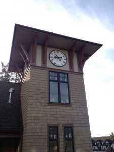 Only time will tell what the 2013 real estate market will look like - but so far, so good. The clock tower at the new Pleasant Beach Village.