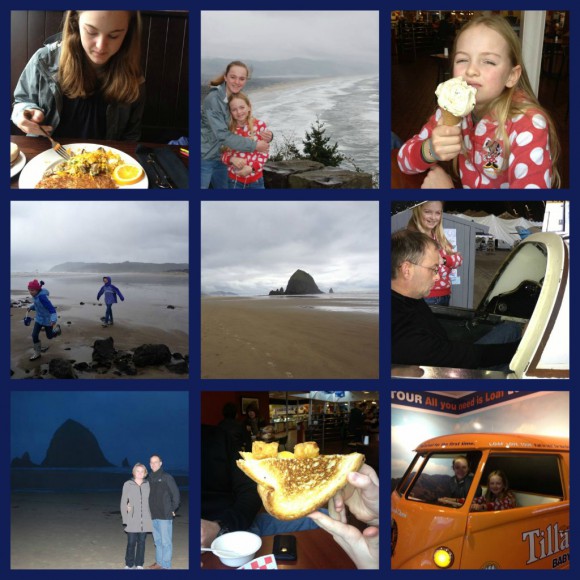 Cannon Beach collage by Jen Pells