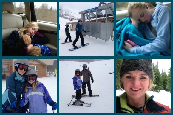 Stevens Pass collage by Jen Pells