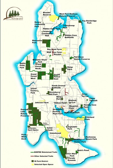 Bainbridge Island Trails Map