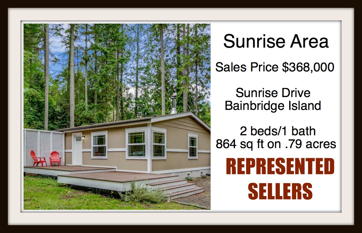 Sunrise Drive on Bainbridge Island sold by Jen Pells Real Estate