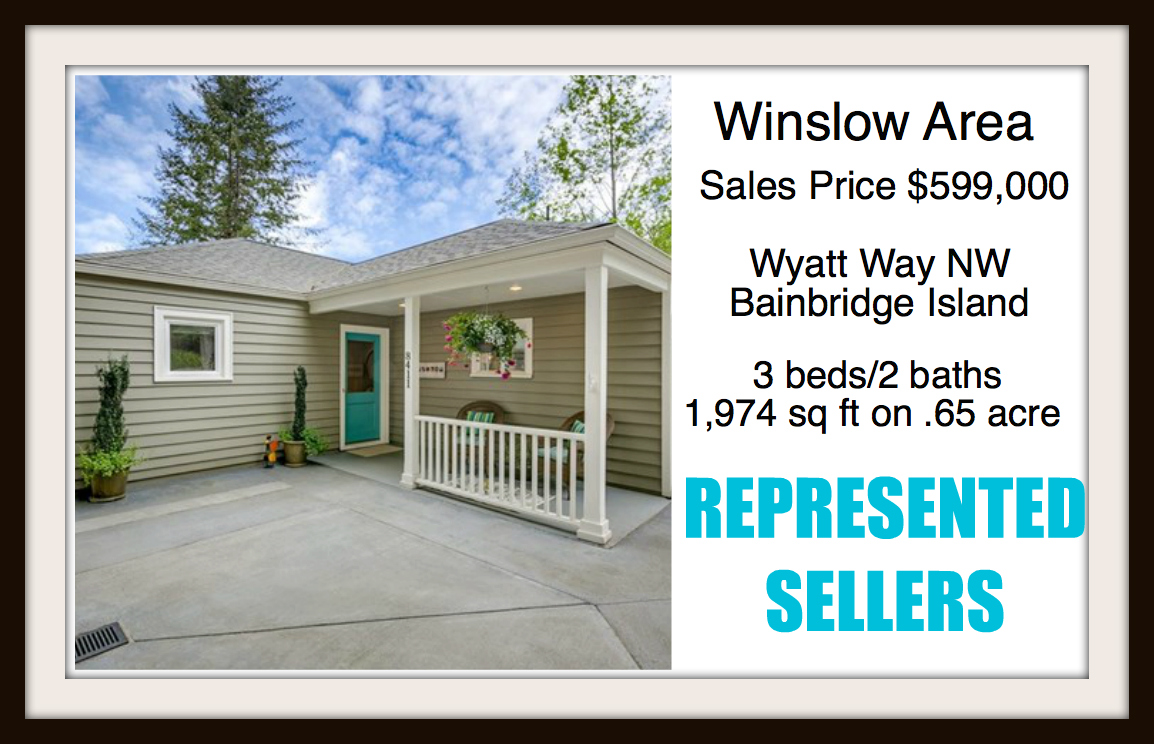 Wyatt Way on Bainbridge Island sold by Jen Pells Real Estate