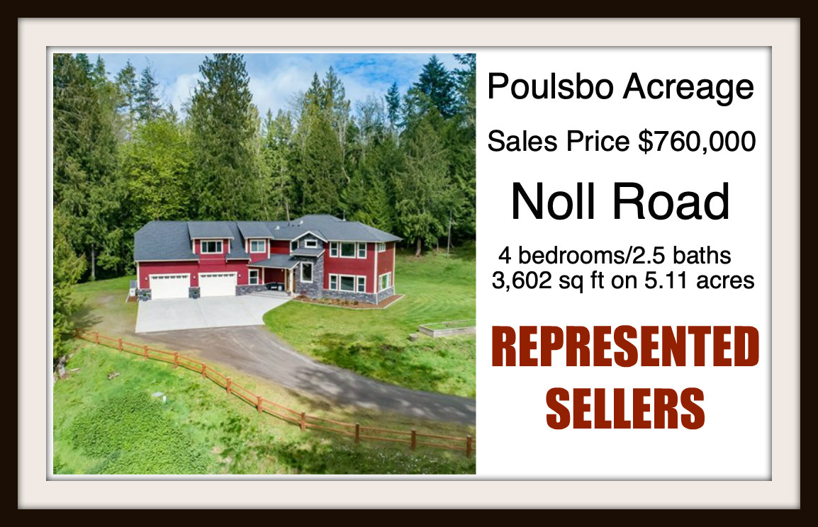 Noll Rd in Poulsbo sold by Jen Pells Real Estate