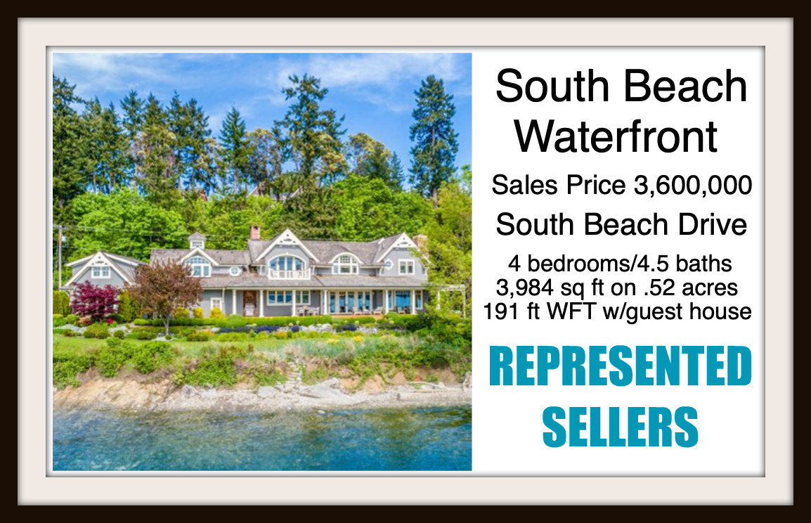 South Beach Drive Waterfront on Bainbridge Island sold by Jen Pells Real Estate