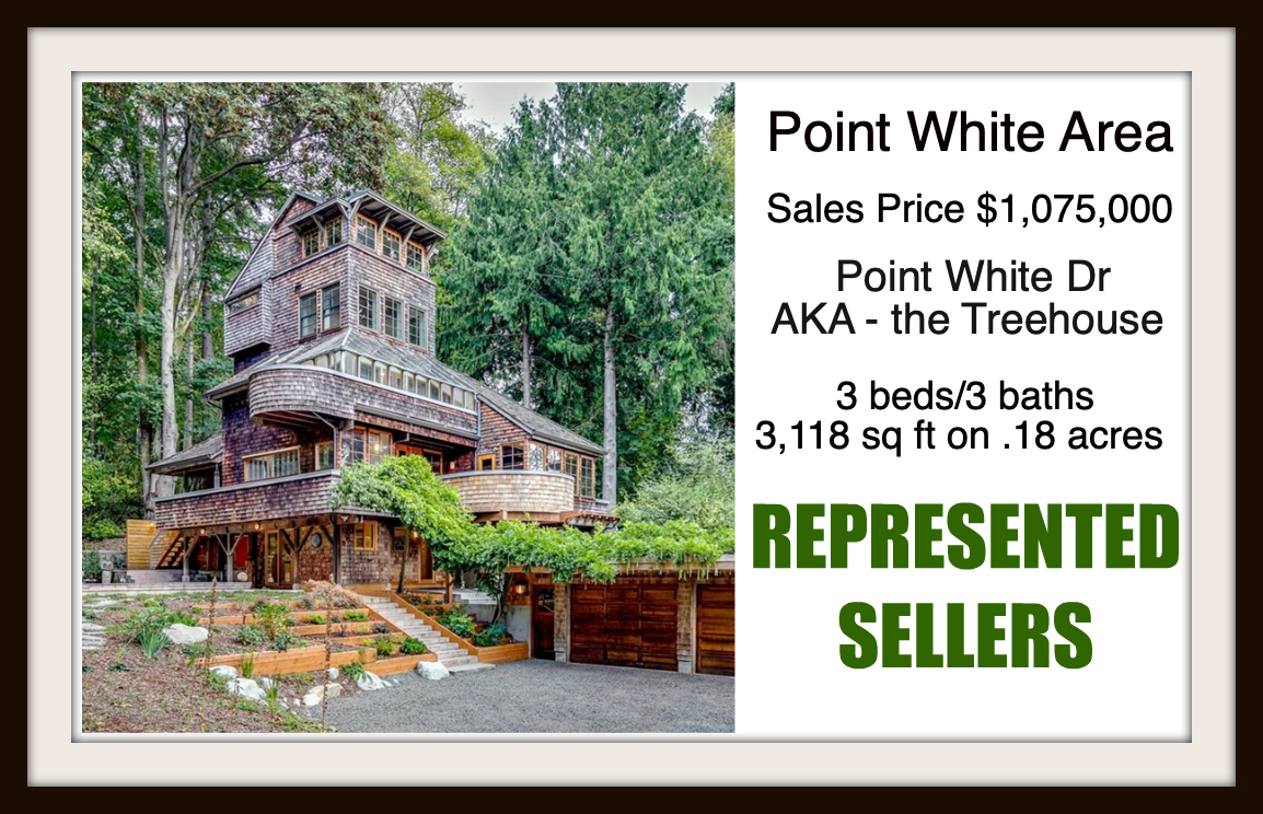 Point White Dr on Bainbridge Island sold by Jen Pells Real Estate