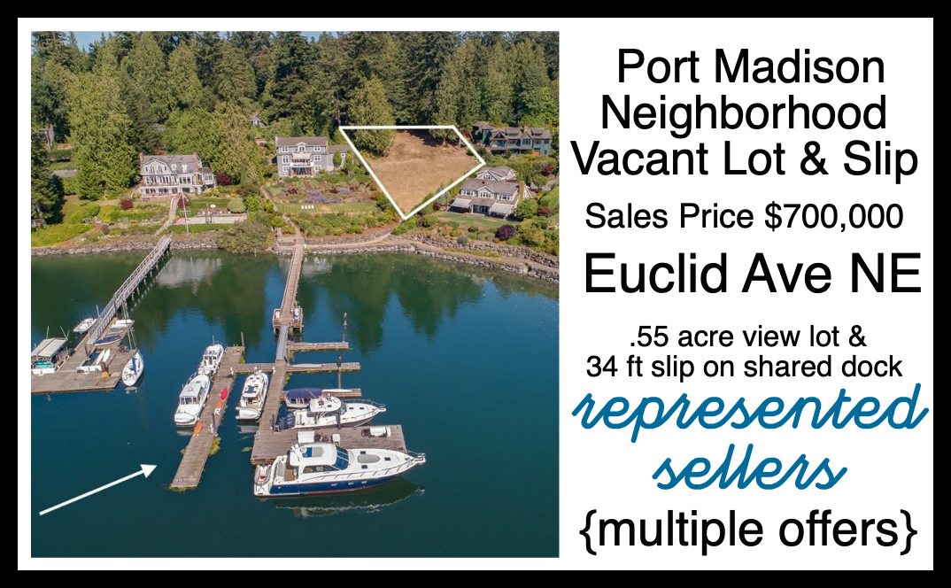 Euclid Vacant Lot & Slip sold by Jen Pells Realtor on Bainbridge Island