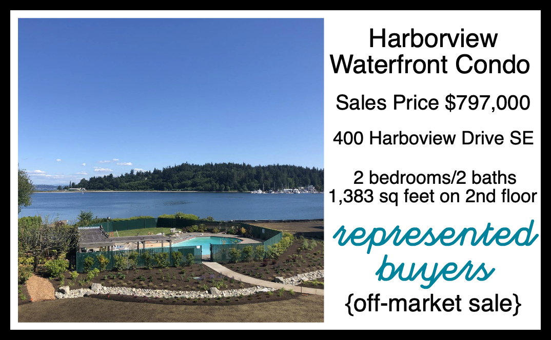 Harborview Condo Sold by Jen Pells Realtor on Bainbridge Island
