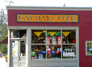 Bay Hay and Feed Store in Rolling Bay.