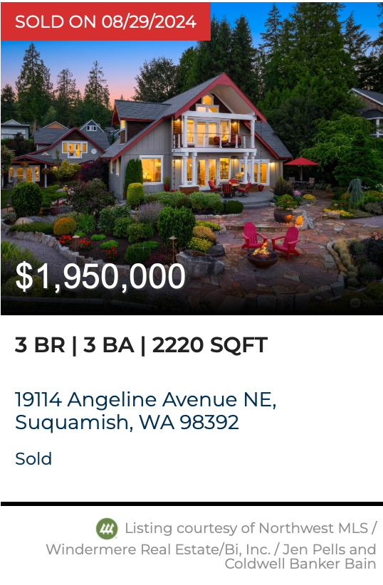 Just Sold on Angeline Ave by Jen Pells Windermere Bainbridge Island